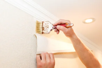 Pose de papier peint à Aunat — revêtements muraux et toiles de verre
